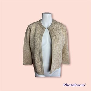 Vintage Tricosa Paris Saks 5th Avenue metallic classic jacket 1960’s